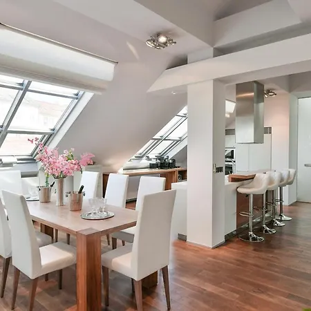 Luxury Penthouse With Sauna, Terrace, 250m2, 5bdrm, 3bthrm * Prag